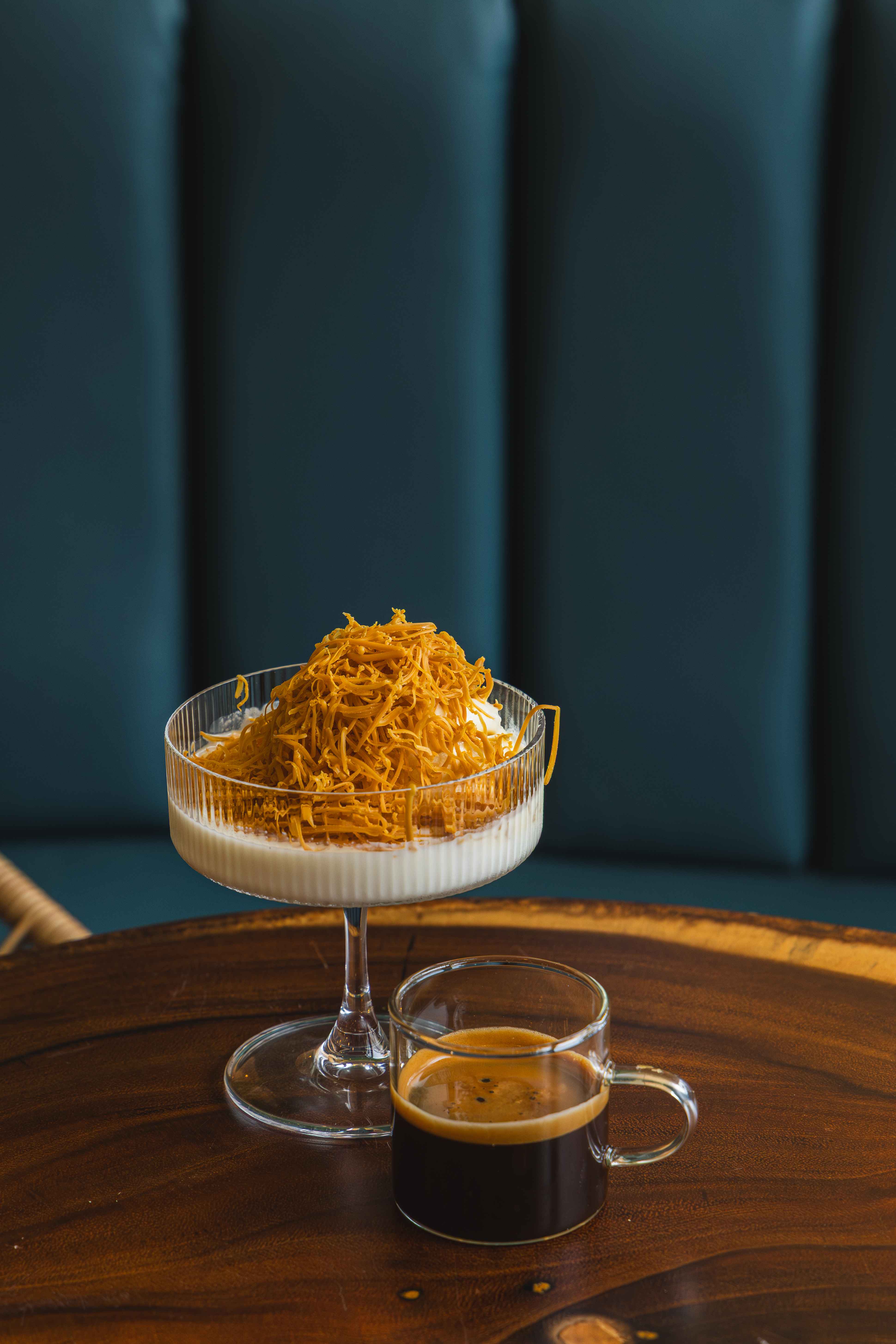 Brown Cheese Ice Cream Latte