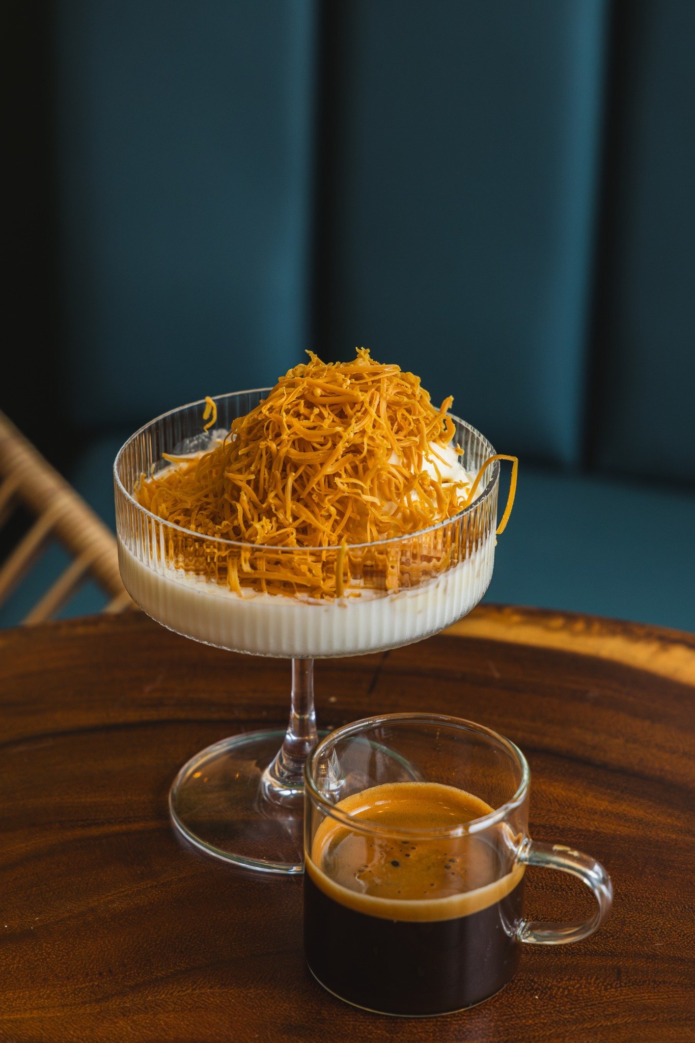 ลาเต้ไอศกรีมบราวน์ชีส